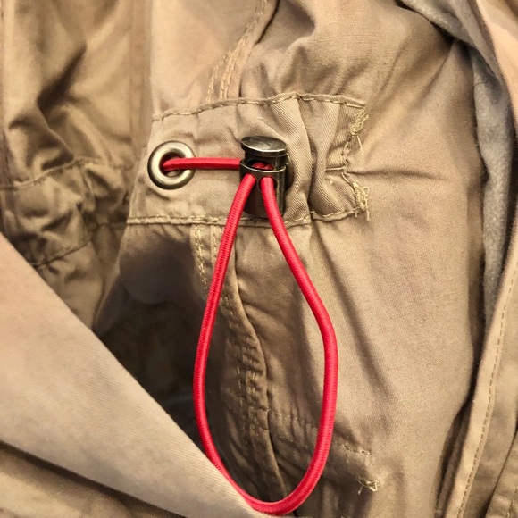 SALE! π OLSEN short utility Trench Coat with embroidery π - Picture 12 of 13